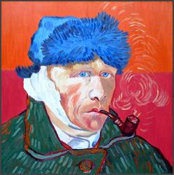 Van Gogh with Bandaged Ear